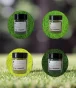 Assortimento erba statica 5mm per diorami 4 tonalità di verde e giallo 12g