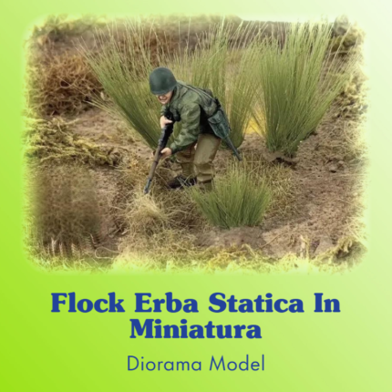 Flock erba statica in miniatura per diorami militari e basi soldatini Diorama Model