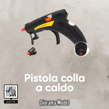 Pistola per colla a caldo senza fili ricaricabile USB Diorama Model per modellismo