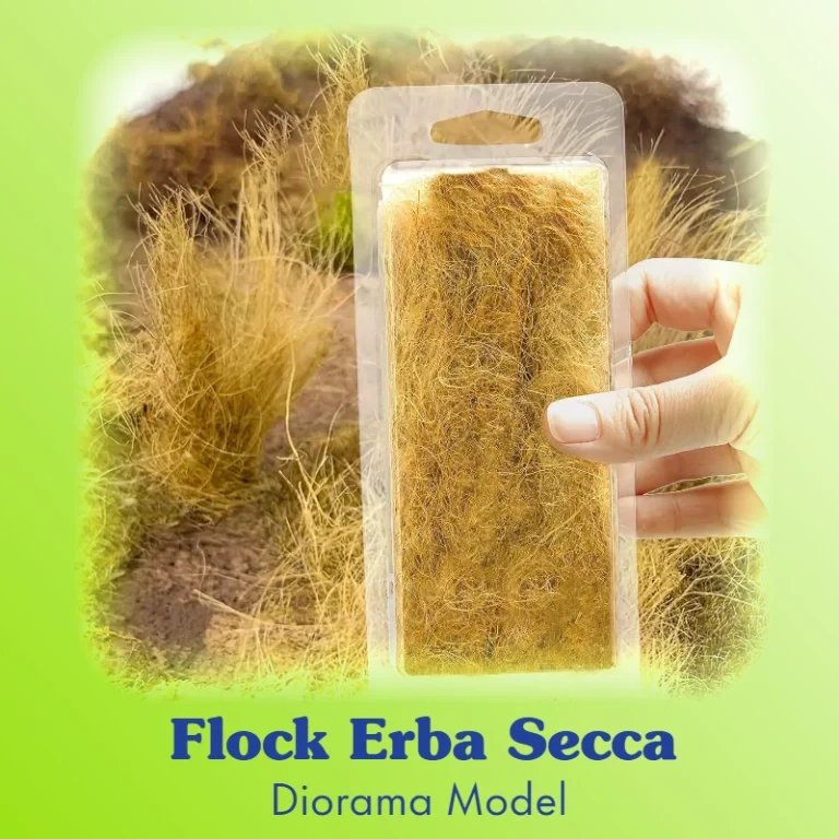 Flock erba secca professionale Diorama Model per simulazione prato arido e arbusti