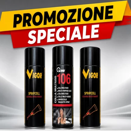 Colla spray universale Vigor Spraycoll 400ml adesivo permanente per modellismo e fai da te