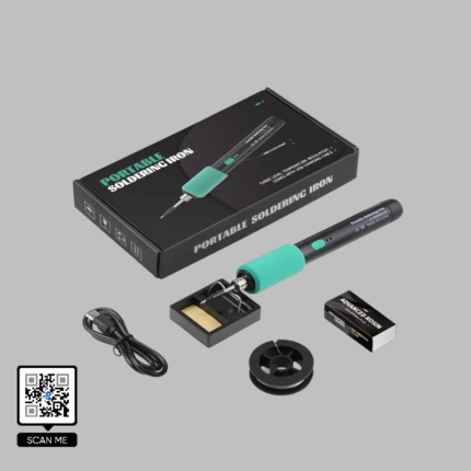 Saldatore elettrico portatile ricaricabile USB con 3 livelli di temperatura e kit accessori