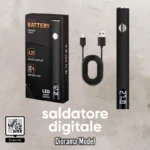 Saldatore digitale professionale 510 Battery 650mAh con display LED e ricarica USB-C