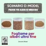 Foglie Naturali Fine – 2 Colori Marrone chiaro e Scuro